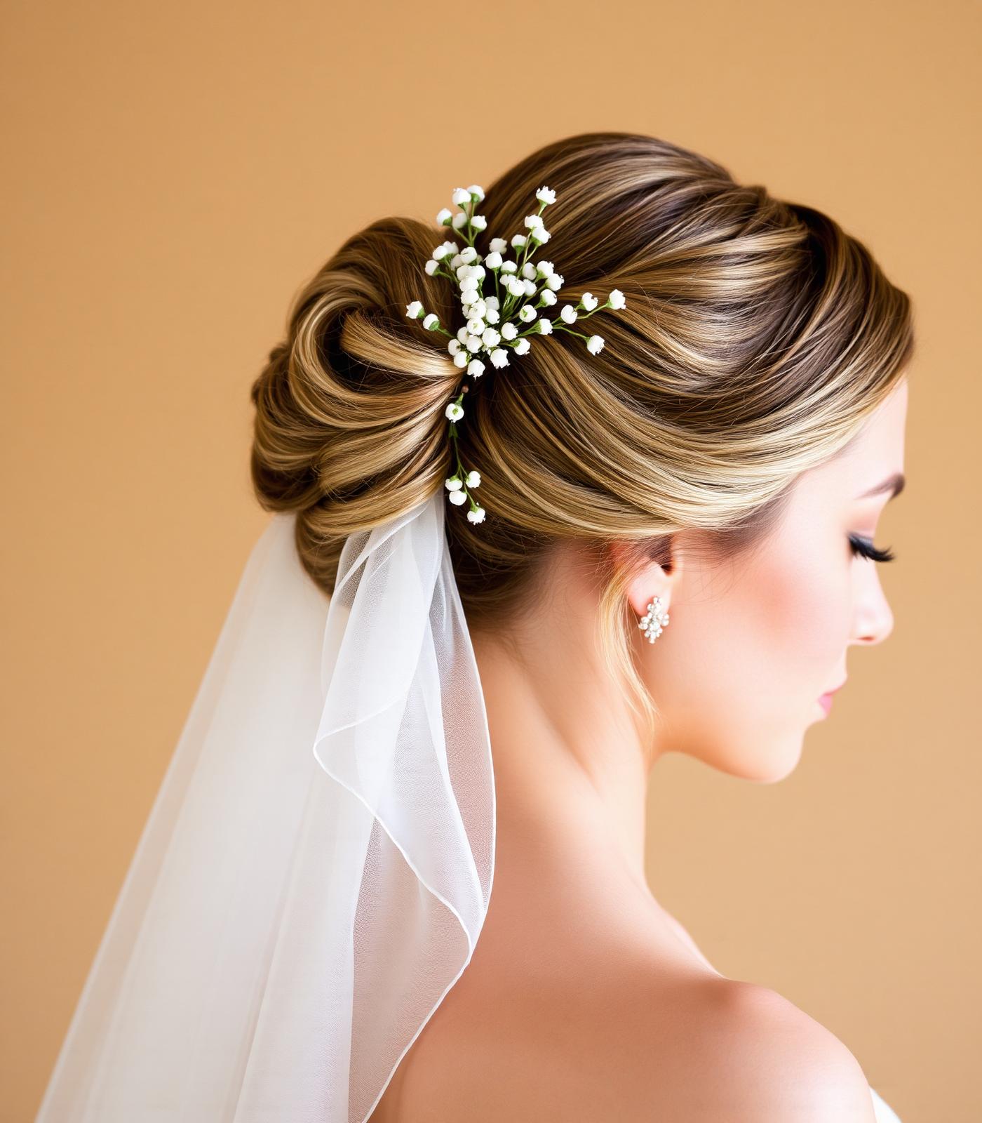 Bridal updo